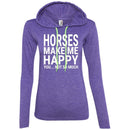 Horses Make Me Happy You Not So Much CustomCat