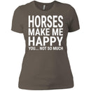 Horses Make Me Happy You Not So Much CustomCat