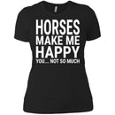 Horses Make Me Happy You Not So Much CustomCat