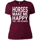 Horses Make Me Happy You Not So Much CustomCat