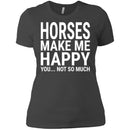 Horses Make Me Happy You Not So Much CustomCat