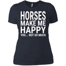 Horses Make Me Happy You Not So Much CustomCat
