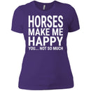 Horses Make Me Happy You Not So Much CustomCat