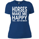 Horses Make Me Happy You Not So Much CustomCat
