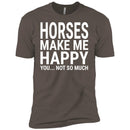 Horses Make Me Happy You Not So Much CustomCat