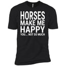 Horses Make Me Happy You Not So Much CustomCat