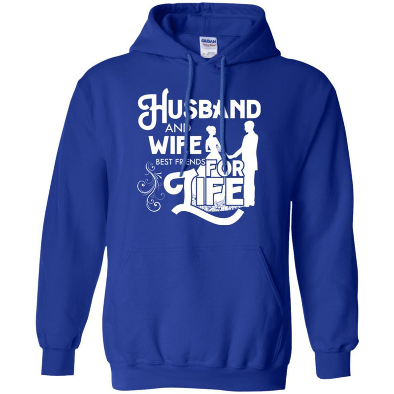 Husband And Wife Best Friends For Life Valentine Wedding Anniversary Gift T Shirts CustomCat