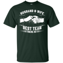 husband and wife best team there is t-shirts for valentine CustomCat