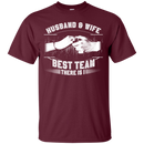 husband and wife best team there is t-shirts for valentine CustomCat