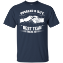 husband and wife best team there is t-shirts for valentine CustomCat