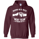 husband and wife best team there is t-shirts for valentine CustomCat