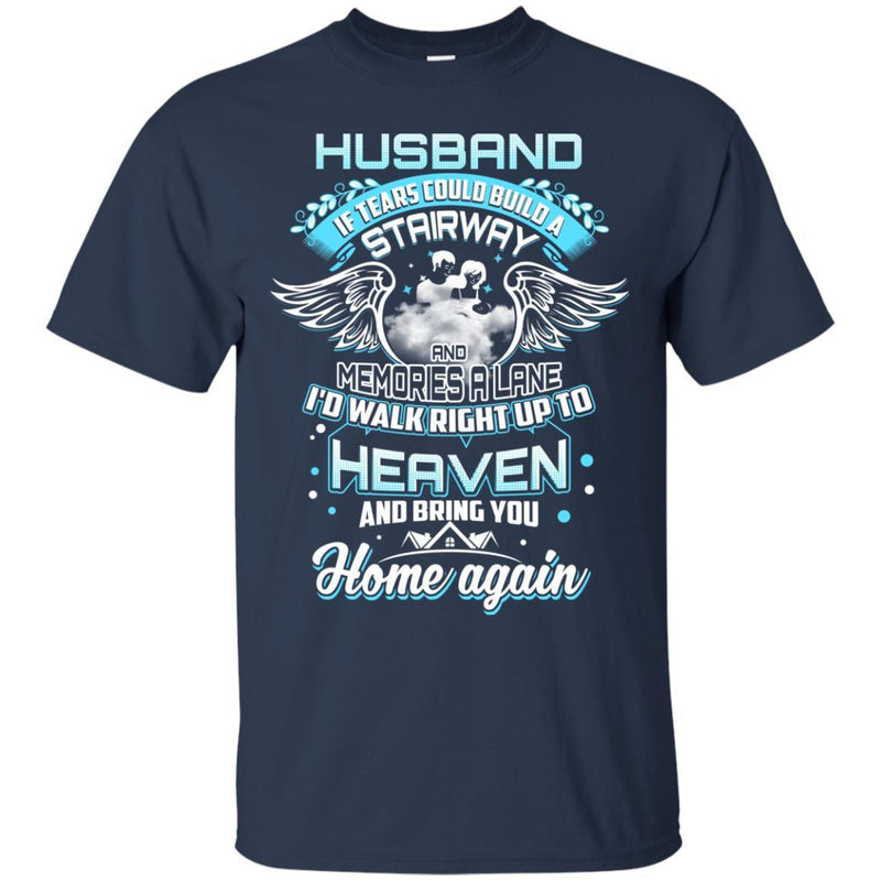 Husband In Heaven T-shirts CustomCat