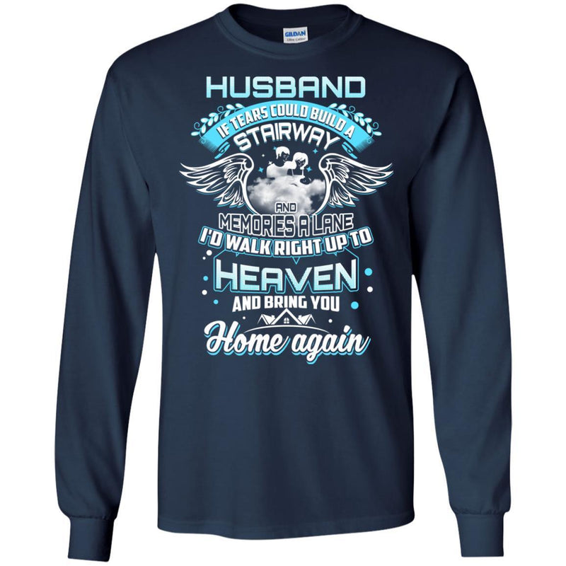 Husband In Heaven T-shirts CustomCat