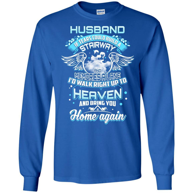 Husband In Heaven T-shirts CustomCat