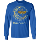Husband Your Wings Were Ready But My Heart Was Not Guardian Angel T-shirt CustomCat