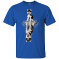 Husky Water Face Funny Gift Lover Dog Tee Shirt CustomCat