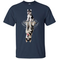 Husky Water Face Funny Gift Lover Dog Tee Shirt CustomCat