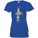 Husky Water Face Funny Gift Lover Dog Tee Shirt CustomCat