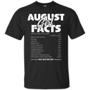 I am a august girl facts T-shirts CustomCat