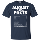 I am a august girl facts T-shirts CustomCat