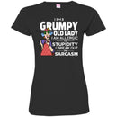 I Am A Grumpy Old Lady I Am Allergic To Stupidity I Break Out In Sarcasm Funny Grandparent T Shirts CustomCat