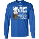 I Am A Grumpy Old Man I Am Allergic To Stupidity I Break Out In Sarcasm Funny Grandparent T Shirts CustomCat