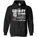 I Am A Grumpy Old Man I Am Allergic To Stupidity I Break Out In Sarcasm Funny Grandparent T Shirts CustomCat