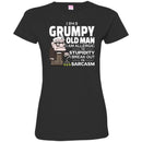 I Am A Grumpy Old Man I Am Allergic To Stupidity I Break Out In Sarcasm Funny Grandparent T Shirts CustomCat