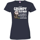 I Am A Grumpy Old Man I Am Allergic To Stupidity I Break Out In Sarcasm Funny Grandparent T Shirts CustomCat