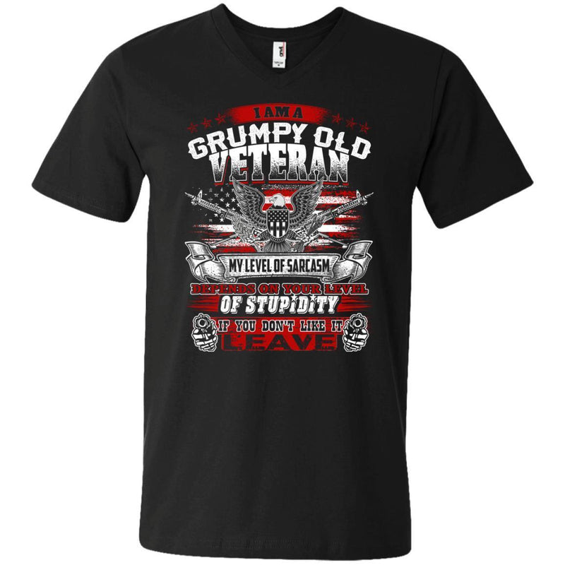 I am a Grumpy Old Veteran T-shirts & Hoodie for Veteran's Day CustomCat