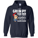 I Am A Grumpy Teacher I Am Allergic To Stupidity I Break Out In Sarcasm Funny Gift Teacher Shirts CustomCat