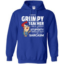 I Am A Grumpy Teacher I Am Allergic To Stupidity I Break Out In Sarcasm Funny Gift Teacher Shirts CustomCat