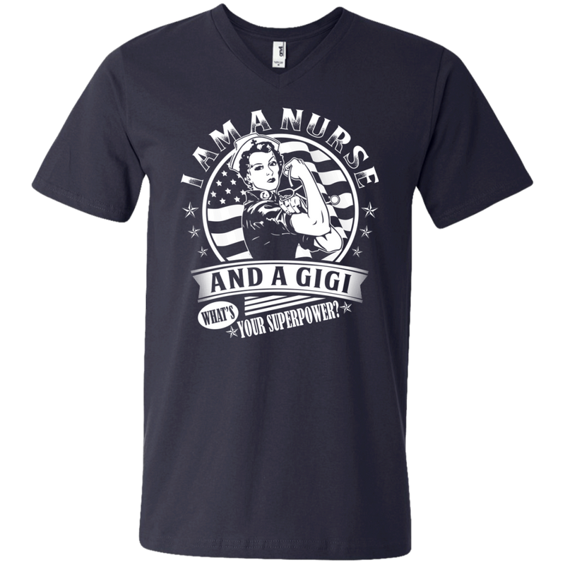 I Am A Nurse And A Gigi What's Your Superpower tshirt CustomCat