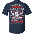 I Am A Usmc Veteran My Level Of Sarcasm Depends On Your Level Of Stupidity CustomCat