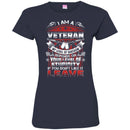 I AM A VETERAN MY LEVEL OF SARCASM DEPENDS ON YOUR LEVEL OF STUPIDITY VETERAN ARMY T SHIRT CustomCat