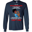 I Am An African American Woman I Love Freedom I Wear Jeans I Have Tattoos Funny Gift T Shirts CustomCat