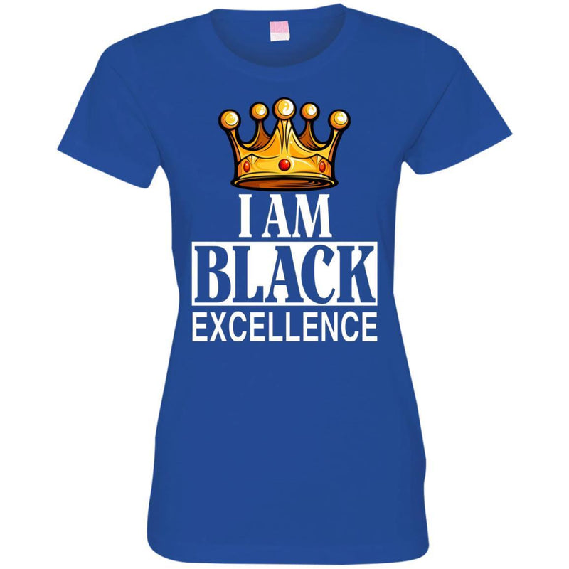 I Am Black Excellence Funny T-shirts CustomCat