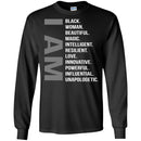 I Am Black Woman Beautiful Magic Intelligent Resilient Love Innovative History Month T-Shirts CustomCat