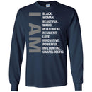 I Am Black Woman Beautiful Magic Intelligent Resilient Love Innovative History Month T-Shirts CustomCat