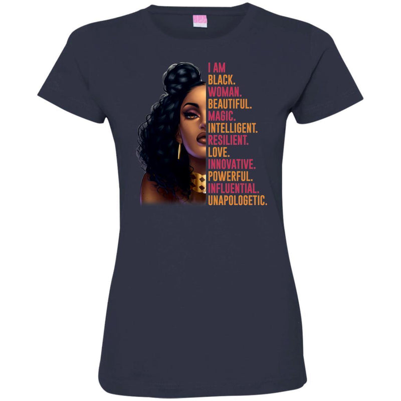 I Am Black Woman T-shirt For Melanin Queens CustomCat