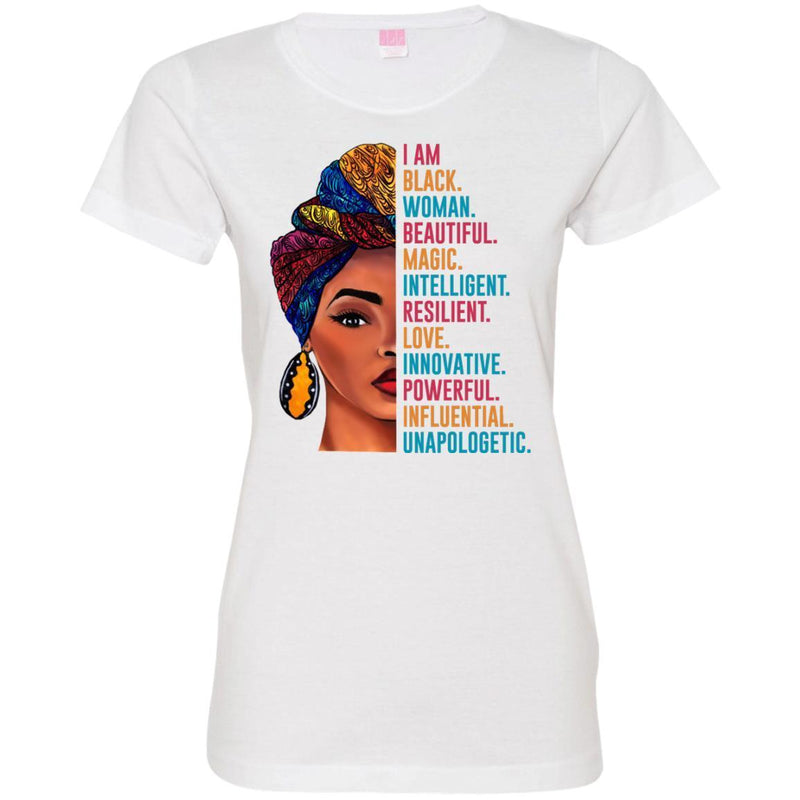 I Am Black Woman Tshirts CustomCat