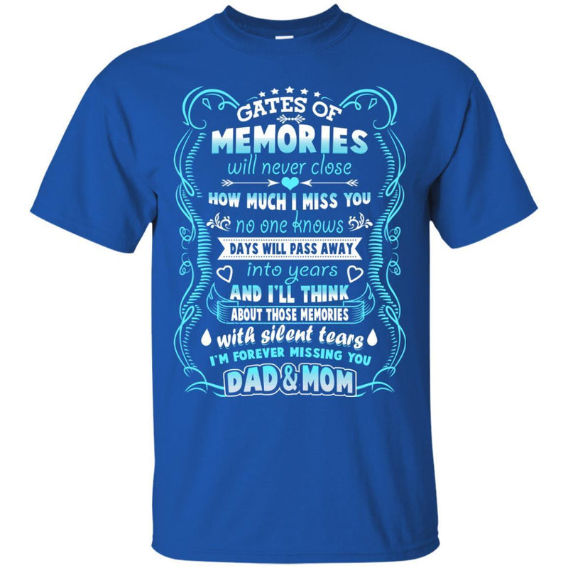 I Am Forever Missing You Dad and Mom T-shirts CustomCat