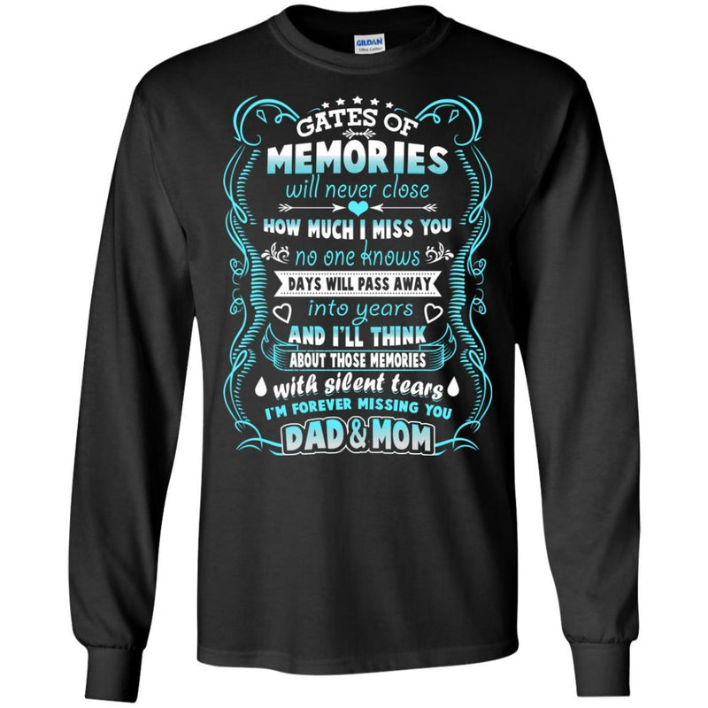 I Am Forever Missing You Dad and Mom T-shirts CustomCat