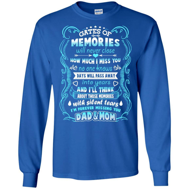 I Am Forever Missing You Dad and Mom T-shirts CustomCat