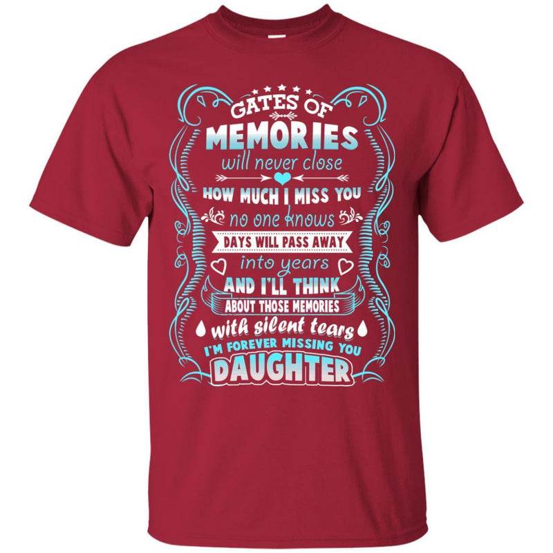 I Am Forever Missing You Daughter T-shirts CustomCat