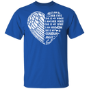 I Am Her Eyes She is My Wings My Spirit I Am Her Mom Guardian Angel T-shirt CustomCat