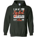 i am not spoiled my husband just love me funny t-shirt for valentine CustomCat