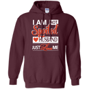 i am not spoiled my husband just love me funny t-shirt for valentine CustomCat
