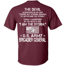 I Am The Storm - Army Brigadier General CustomCat
