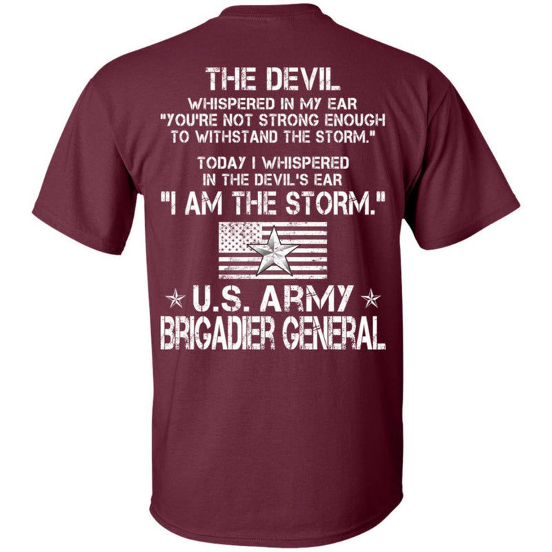 I Am The Storm - Army Brigadier General CustomCat